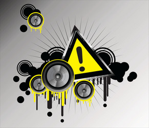 Dynamic Music Event Background vector image