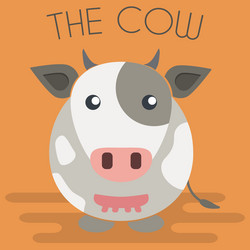 cow mascot vector