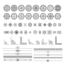 Korean Traditional Pattern Vector Images (over 5,600)