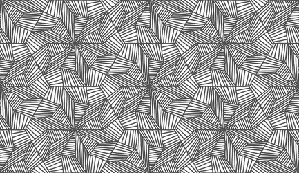 lines hexagonal pattern in abstract style on white vector image