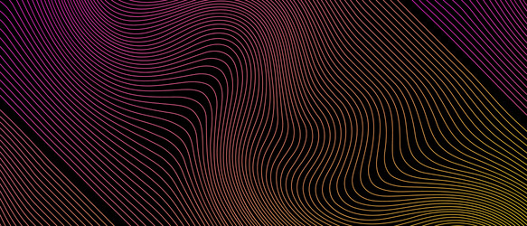 color wave lines pattern abstract background vector image