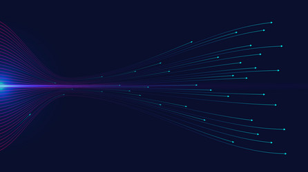 abstract dynamic wave arrows lines isolated vector image