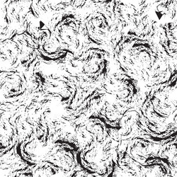 abstract swirl lines and dots seamless pattern vector image