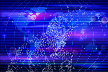 Digital Intelligence Network vector image