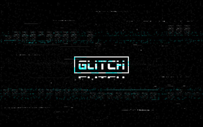 glitch vhs with distortion effect video noise vector image