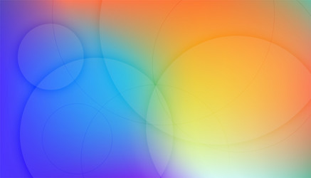 colorful background with circular lines vector image