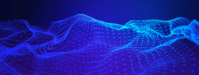 digital technology background neural network vector image