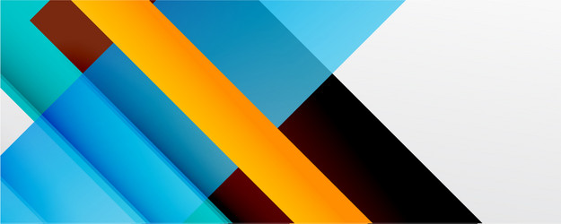 geometric abstract backgrounds with shadow lines vector image