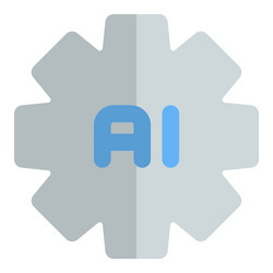 powerful ai technology that is automated vector image