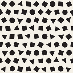 seamless chaotic patterns randomly scattered vector image