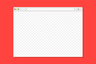 web browser window computer or internet frame vector image