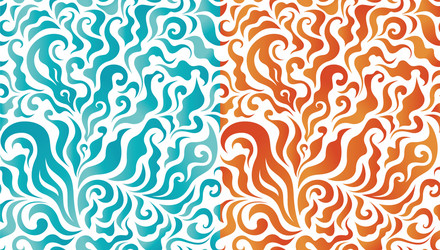 Abstract Elemental Patterns vector image