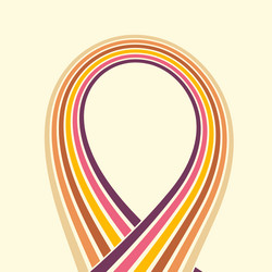 colorful linear pattern of colored lines in retro vector image
