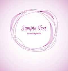 concentric circles abstract background sample text vector image