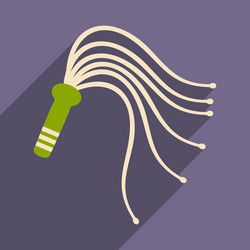 flat with shadow icon and mobile application vector image