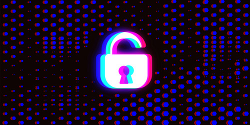 internet security online concept padlock vector