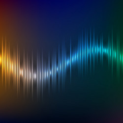 Dynamic Sound Wave Background vector image