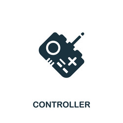 controller icon monochrome simple element from vector image