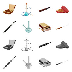 isolated object of refuse and stop sign vector image