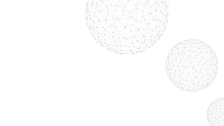 technology abstract background dots connected vector image