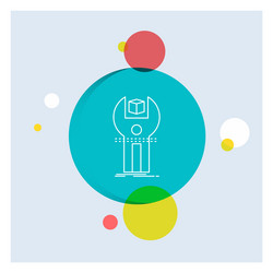 sdk app development kit programming white line vector image