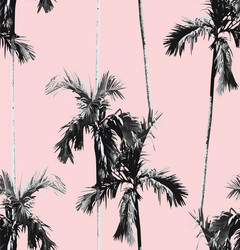 Tropical Palm Tree Background Vector Image