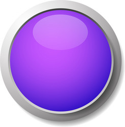blank empty circle button badge tag or label icon vector image
