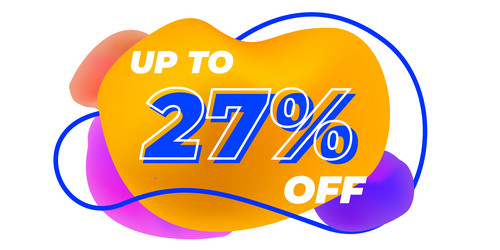 Banner with colorful squares Royalty Free Vector Image