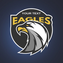 Majestic Eagle Sports Logo Vector Image