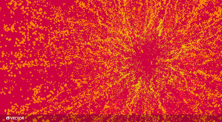 point explode array with dynamic emitted vector image