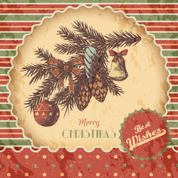 Christmas or new year hand drawn colored vector