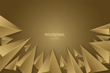 abstract background with 3d triangles vector image