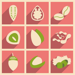flat with shadow concept and mobile application vector image