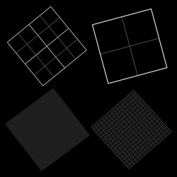 Tilt skew diagonal grid mesh squares abstract vector