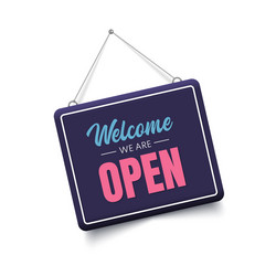 3d open signboard vector