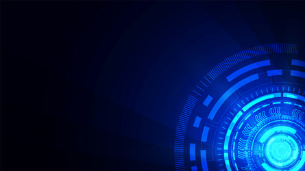technology background with hi-tech digital data vector image