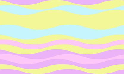 pastel wave pattern a cheerful seamless design vector image
