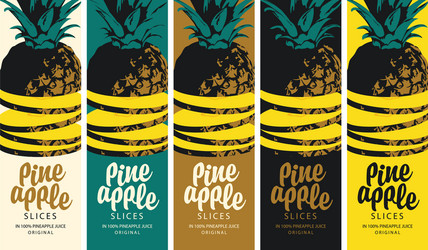 Pineapple Jam Labels Vector Images (97)