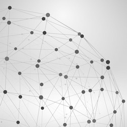 wireframe polygonal element abstract background vector image