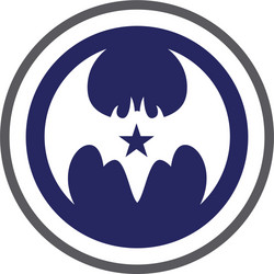 Bat icon logo template vector