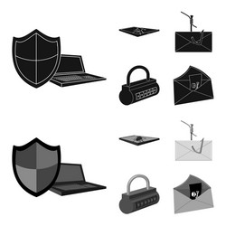 hacker system connection hackers and hacking vector image