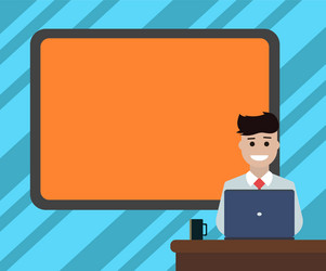 design business empty copy space text for ad vector image
