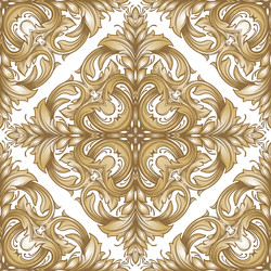 Vintage baroque seamless pattern Royalty Free Vector Image