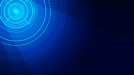 technology background with hi-tech digital data vector image
