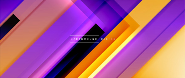 dynamic lines on fluid color gradient trendy vector image