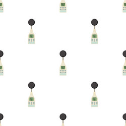 sound level meter pattern seamless vector image