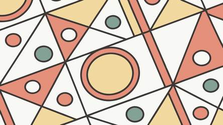 modern abstract geometric pattern with polygons vector image