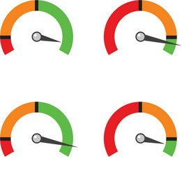 Performance Progress Indicator Set vector image
