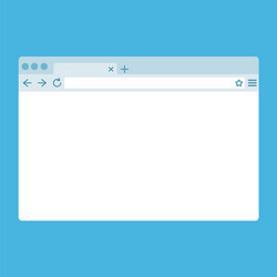 Simple browser window Royalty Free Vector Image