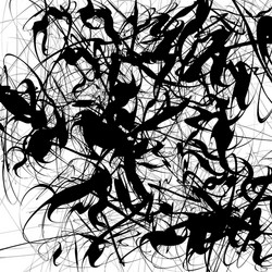 black and white texture pattern with random vector image